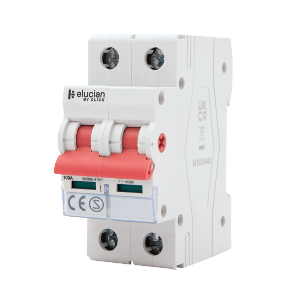 Elucian 100A 2P Main Isolator CU2MS100
