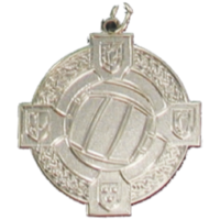 34mm Gaelic Football Medal (Silver)