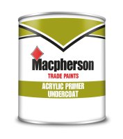 MAC ACRYLIC PRIMER UNDERCOAT 1LTR WHITE PAINT