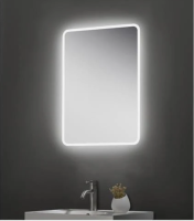 Tailored Angus De-Mist LED Heated Bathroom Mirror - 500mm x 700mm
