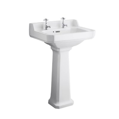 Cashel 50cm Washbasin 2 Taphole