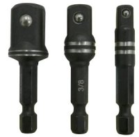 3 Piece Set Impact Drive Adaptors 1/4", 3/8" & 1/2" Sureweld Dublin
