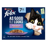 Felix Cat Pouch As Good As It Looks Senior In Jelly 4x12x85g