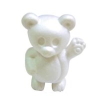 Polystyrene Bear - 8cm (1 piece)