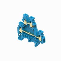 M4/6.D2.1.N Entrelec Double Deck Terminal 4mm&sup2; Blue 1SNA125126R0300