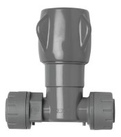 POLYPLUMB GREY PB2622 22mm COLD WATER STOP COCK