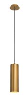 ENOLA pendant, round, gold, E27, max. 60W