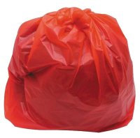 90L 15kg CHSA Red Refuse Sack - Red 380 x 737 x 965mm