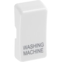 NEXUS WHITE GRID SWITCH ROCKER CAP MARKED  WASHING MACHINE
