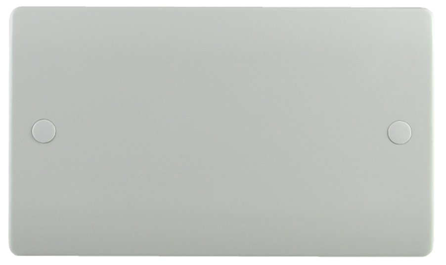 Sline 2G Blank Plate White SL402