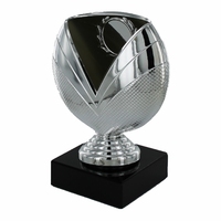 12cm Silver Cup on Black Marble