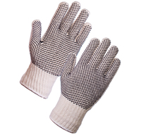 Mixed Fibre PVC Dot glove