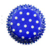 BC733 BLUE POLKA DOTS STD CUPS 60PK