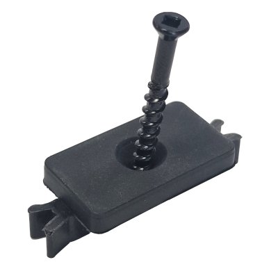 Tippers Composite Decking Clip - Black Nylon (100pcs)