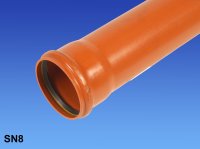 Sewer Pipe 160mm x 6 Metre SN8 EN1401-1