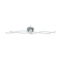 RONCADE WALL/ CEILING LIGHT, CHROME WITH WHITE DIFFUSER