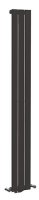 Tucker French Kingswood 1800 x 224mm Single Panel Anthracite Vertical Radiator (Heating Only)