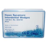 Kerr Sycamore Interdental Wedges Blue x 100 - DMI Ireland's Leading Dental Supplier - Next Day Delivery