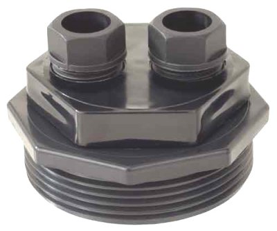 Tankdoorgang pvc 2p  8/4x6/8/10