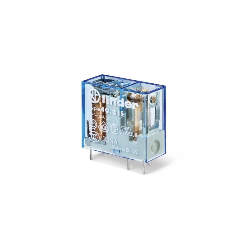 thumbnail image 2 of Finder 40.31.7.024.0000 Relay Base – PCB Mount, 24V DC Coil, 10A, For Industrial Control 2 of 5