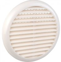 Circular Push-In Wall Vent 165mm White