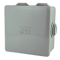 Gewiss GW44003 IP44 Grey Junction Box Plain