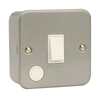 Click 20A DP Switch With Flex Outlet Metal Clad CL022