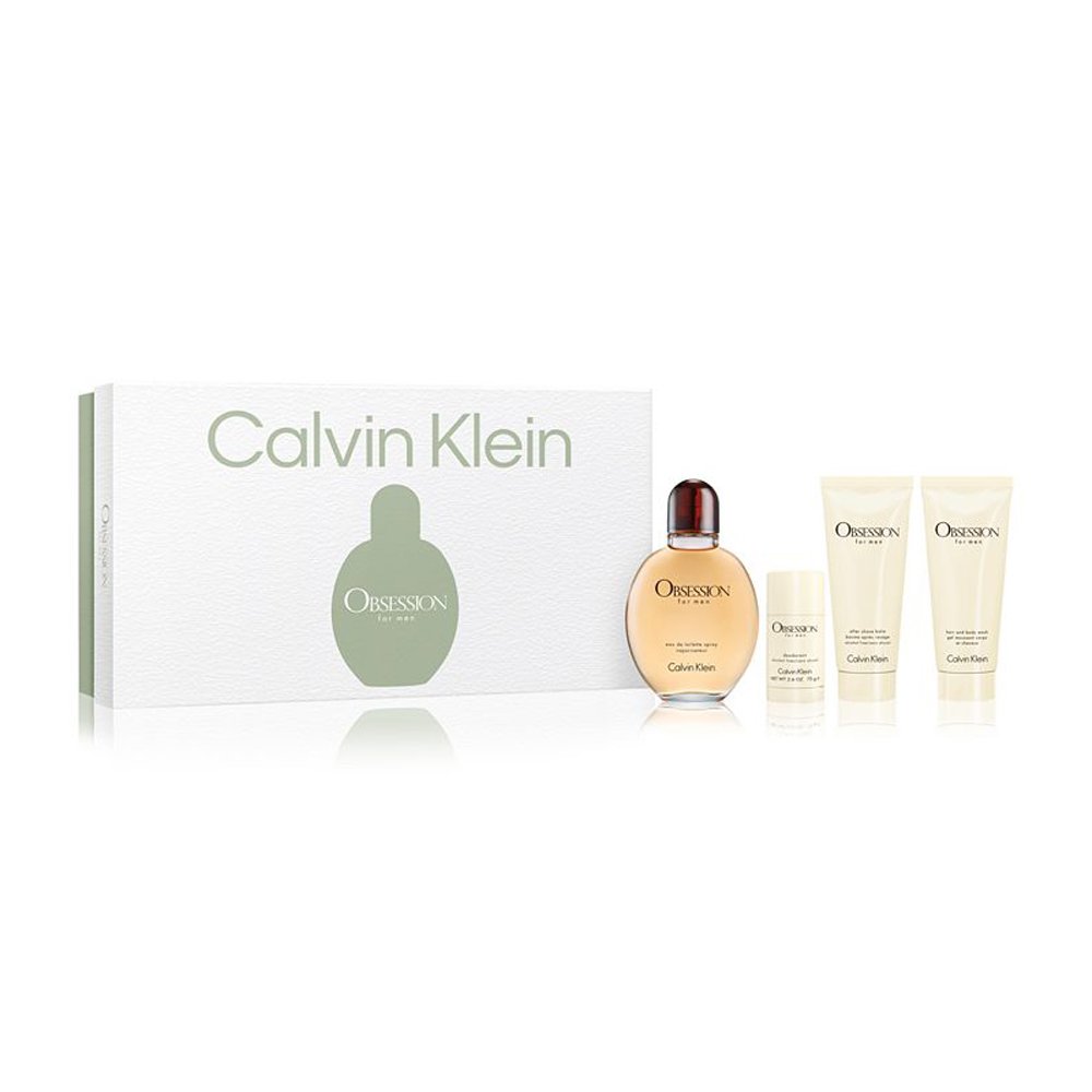 6376 CK Obsession Mens 125ml 4pc Gift Set