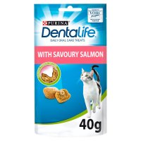 Purina Cat Dentalife Chews Salmon 8x40gm 