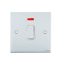 Flat Plate 1G 32A DP Switch WITH NEON WPC | LV0701.0189