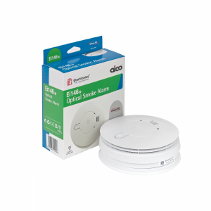 EI146e Mains Smoke Detector With 9V Battery Backup