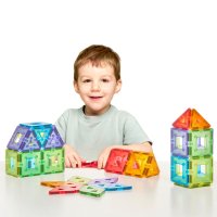 Polydron - Magnetic Translucent KinderMag Starter Set (48)