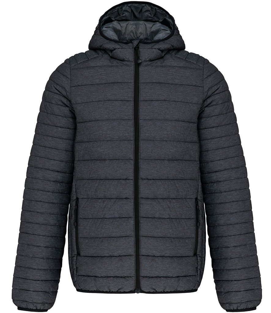 KARIBAN LIGHTWEIGHT HOODED DOWN JACKET
