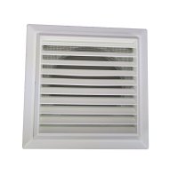 CIRC DUCT 6904W 150mm FIXED LOUVRE WHITE