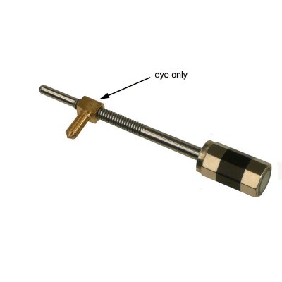 Double bass bow screw and eye - eye only