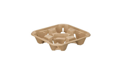4 CUP CARRY TRAY CARDBOARD 180PK