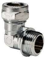 CHROME 22x3/4" 402 CHROME PLATED MALE ELBOW P802