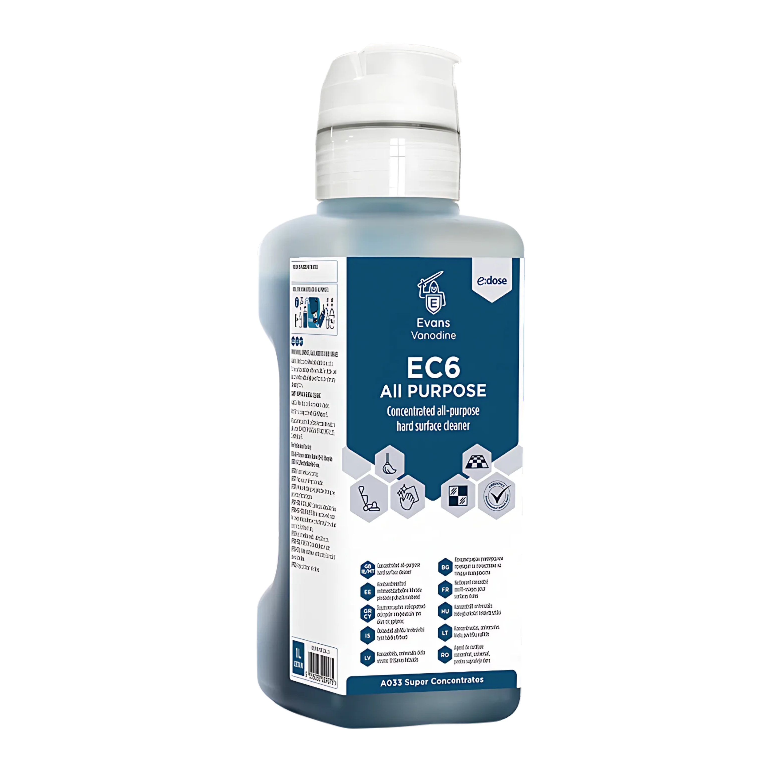 Evans EC6 All Purpose Cleaner, Super Concentrate, 1L