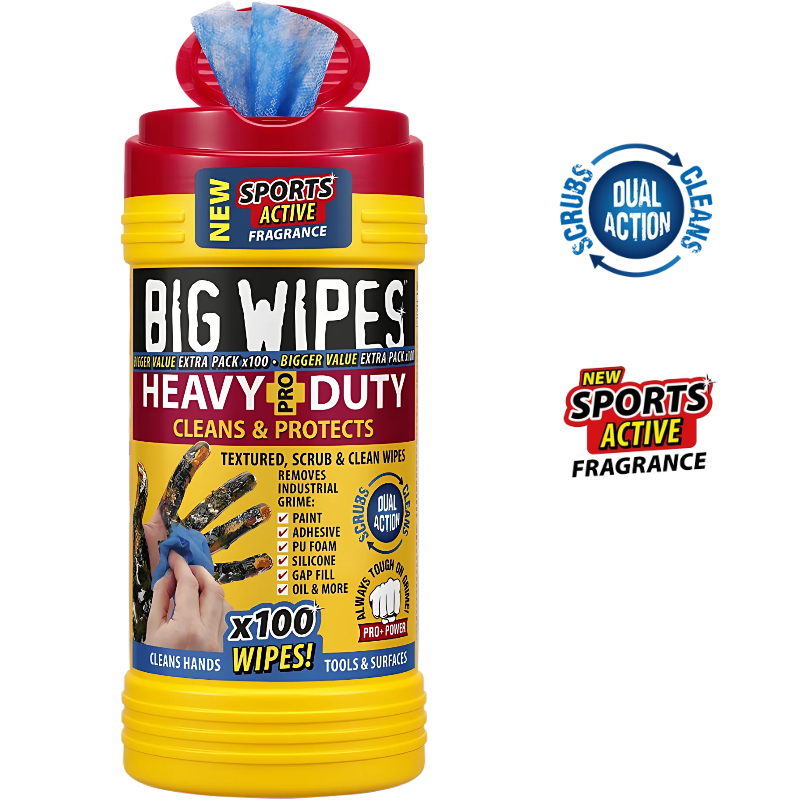 Big Wipes, Heavy-Duty Wipes (80 Wipes)