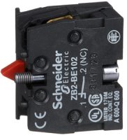 Contact Block, 1NC, 10 A, 600 V, 1 Pole, Screw Clamp