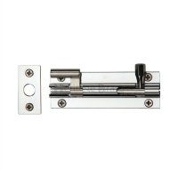 C1592 4-PC - HERITAGE BRASS DOOR BOLT NECKED 4  X 1.25 POLISHED 