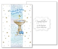 Card - To Celebrate Your Baptism - Boy   (22658)