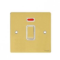 Flat Plate Polished Brass 20A SW+ N WHITE | LV0701.0127