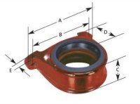 TIMESAVER HERITAGE 192417 EARED COUPLING PUSH FIT 50mm ABOVE GROUND