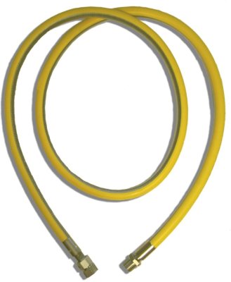 SGA Inox gasslang EN14800 gekeurd 1/2MF 75cm