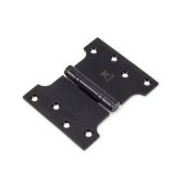 33045 - Black 4 Inch x 3 Inch x 5 Inch Parliament Hinge (Pair) SS