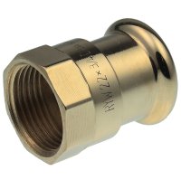 Pegler Xpress S2 15mm x 1/2" Press Female Iron Coupling
