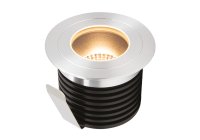 Noble 3 3W LED 350mA Architectural Ground Light Matte Brushed Aluminium Finish 3000K