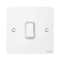 Flat Plate WHITE 20A DP Switch WHITE | LV0701.0341