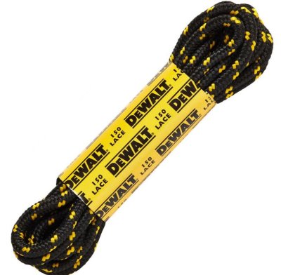 Dewalt Boot Laces Black / Yellow 150cm